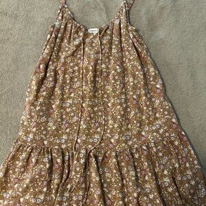 Floral Brown Dress